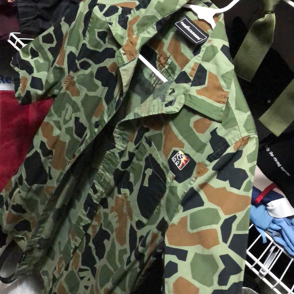 The Hundreds camo button down